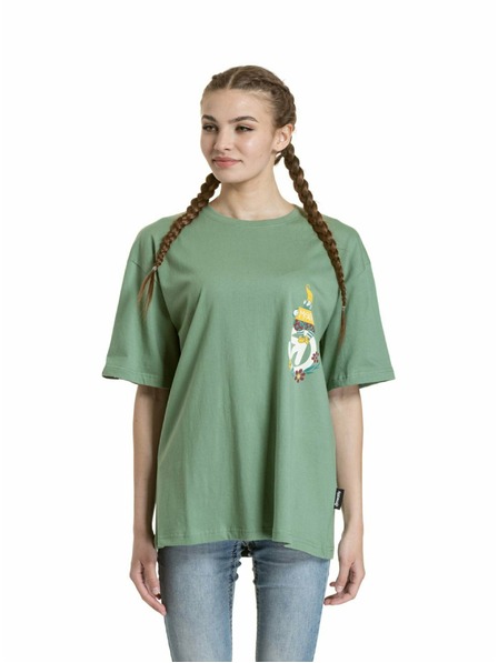 Meatfly Meatfly unisex tričko Dwarf Hydge Green Dwarf