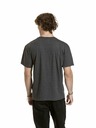Meatfly Meatfly unisex tričko Minimal Charcoal Heather | Sivá