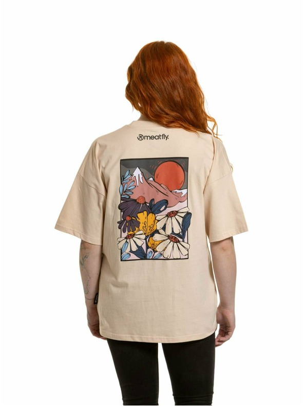 Meatfly Meatfly dámske tričko Vexey Sheepskin Flowers