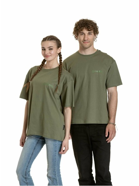 Meatfly Meatfly unisex tričko Minimal Olive