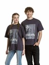 Meatfly Meatfly unisex tričko Junglist Green Yellow Leaf | Sivá