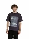 Meatfly Meatfly unisex tričko Junglist Green Yellow Leaf | Sivá