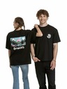 Meatfly Meatfly unisex tričko Cachuma Black Blured