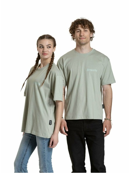 Meatfly Meatfly unisex tričko Minimal Mossy Green