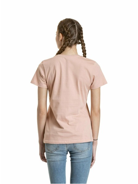 Meatfly Meatfly dámske tričko Ladies MF Logo Sepia Rose | Ružová