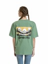 Meatfly Meatfly unisex tričko Cachuma Hedge Green Mountains