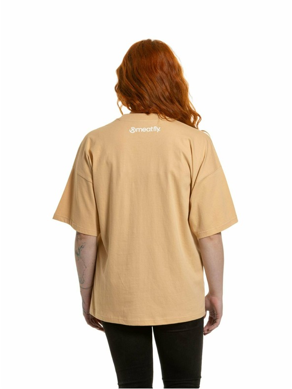 Meatfly Meatfly dámske tričko Vexey Sheepskin (acid wash)