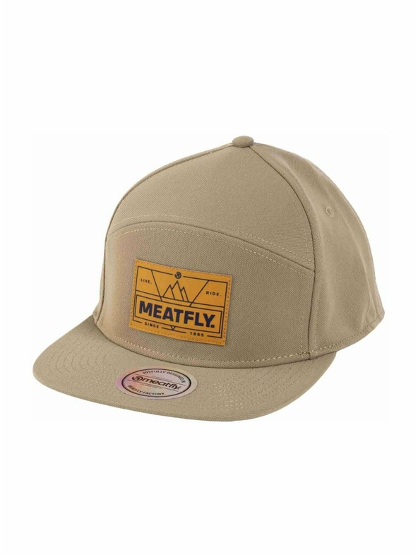 Meatfly Meatfly šiltovka Yuto 6 Panel Snapback Olive Live | Zelená |