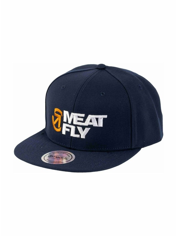 Meatfly Meatfly šiltovka Ness Snapback Petrol / White Revital | Biela | Veľkosť