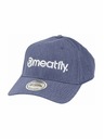 Meatfly Meatfly šiltovka Gaten Flexfit Blue / White Logo | Biela | Veľkosť