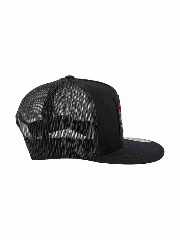 Meatfly Meatfly šiltovka Thunderbolt Trucker Tiger / Black | Čierna