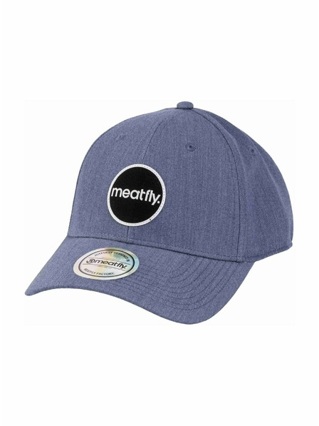 Meatfly Meatfly šiltovka Ethan Flexfit Blue Embroidery | Modrá |