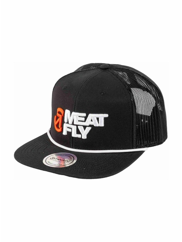 Meatfly Meatfly šiltovka Mateo Trucker Black / White Revital | Čierna | Veľkosť