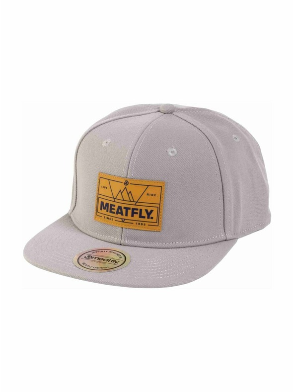 Meatfly Meatfly šiltovka Hornet Snapback Grey Live | Sivá |
