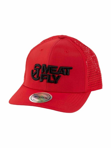 Meatfly Meatfly šiltovka Nollie Perfor Cap Red / Black Revital | Čierna | Veľkosť