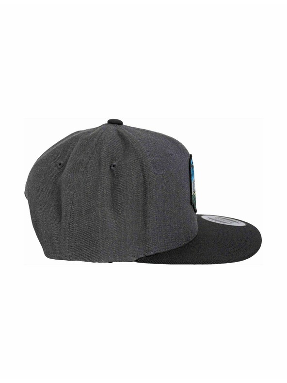 Meatfly Meatfly šiltovka Flanker Snapback Beach / Charcoal / Black | Čierna
