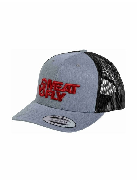 Meatfly Meatfly šiltovka Setty Trucker Wine / Heather | Sivá