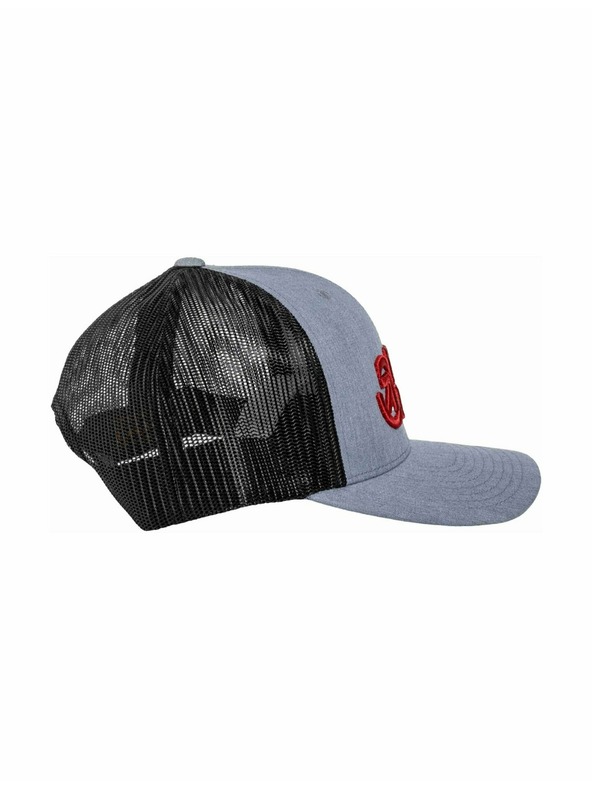 Meatfly Meatfly šiltovka Setty Trucker Wine / Heather | Sivá