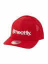 Meatfly Meatfly šiltovka Nollie Perfor Cap Red / White Logo | Biela | Veľkosť