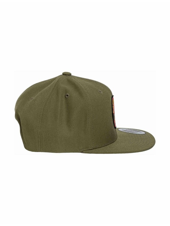 Meatfly Meatfly šiltovka Flanker Snapback Red Eternal / Buck | Červená