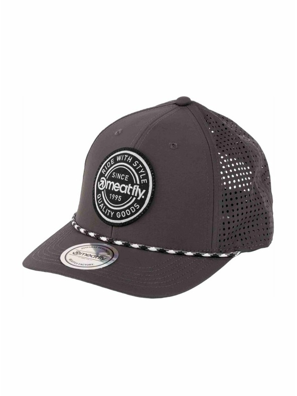 Meatfly Meatfly šiltovka Ollie Perfor Cap Grey Label | Sivá |