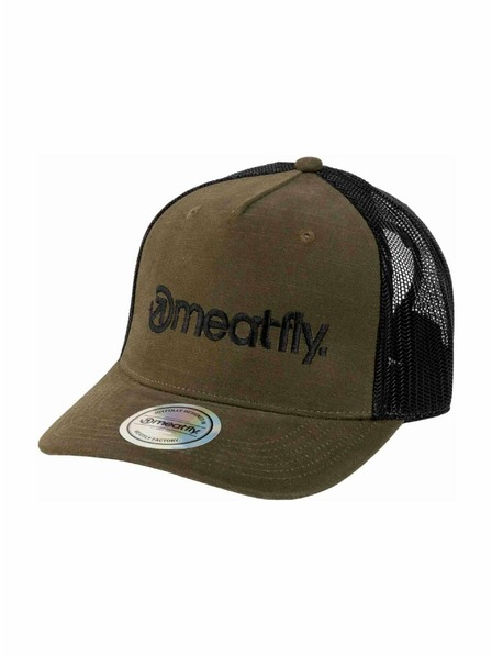 Meatfly Meatfly šiltovka Shaun Trucker Army / Camo Logo | Čierna | Veľkosť