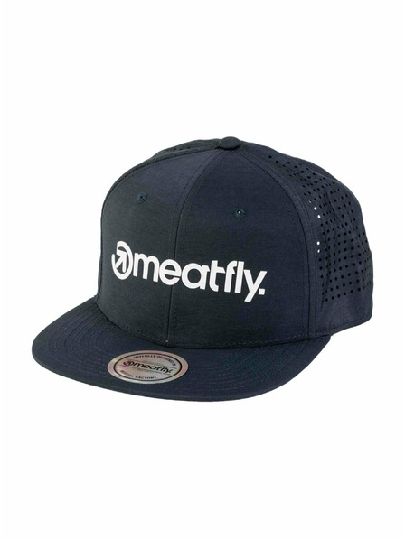 Meatfly Meatfly šiltovka Keery Perfor Snapback Petrol / White Logo