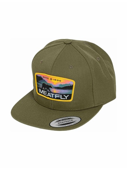 Meatfly Meatfly šiltovka Flanker Snapback Yellow Alaska / Buck | Žltá