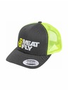 Meatfly Meatfly šiltovka Setty Trucker Neon Green / White / Charcoal | Sivá | Veľkosť