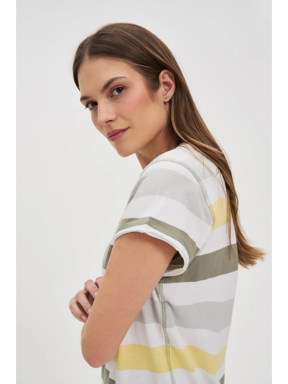 Moodo Dámske pruhované tričko Moodo