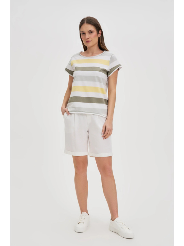 Moodo Dámske pruhované tričko Moodo