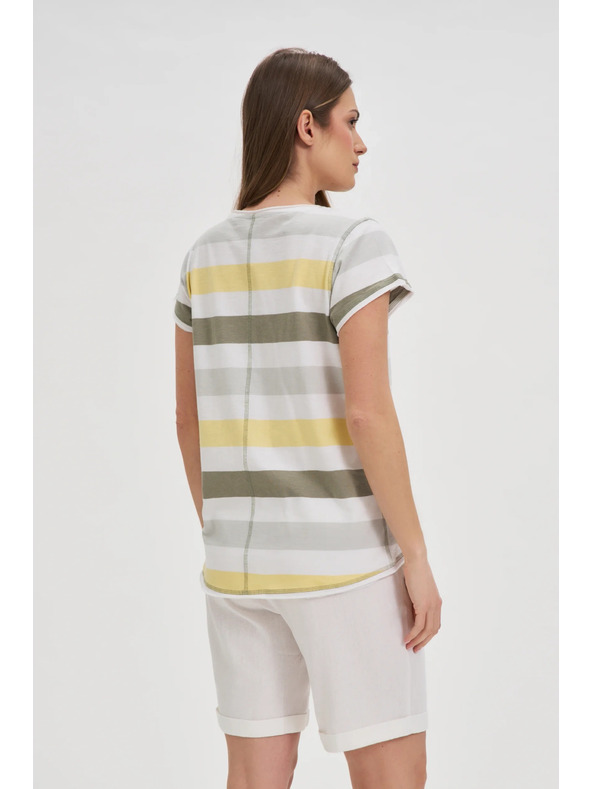 Moodo Dámske pruhované tričko Moodo