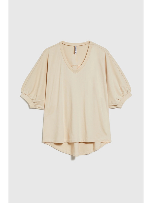 Moodo Dámske tričko Moodo s balónovými rukávmi