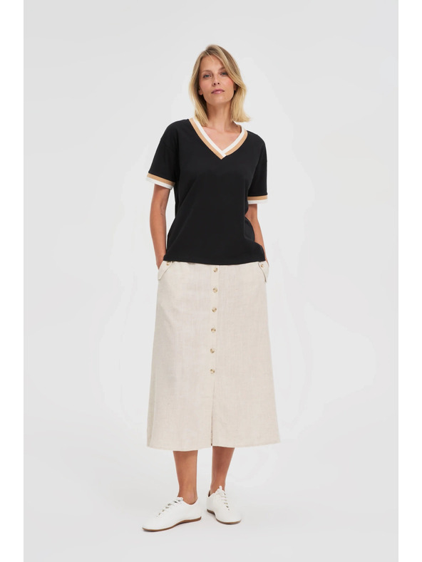 Moodo Dámske tričko Moodo - čierne