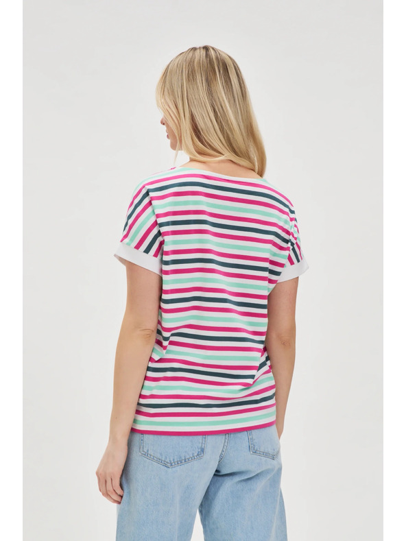 Moodo Dámske pruhované tričko Moodo