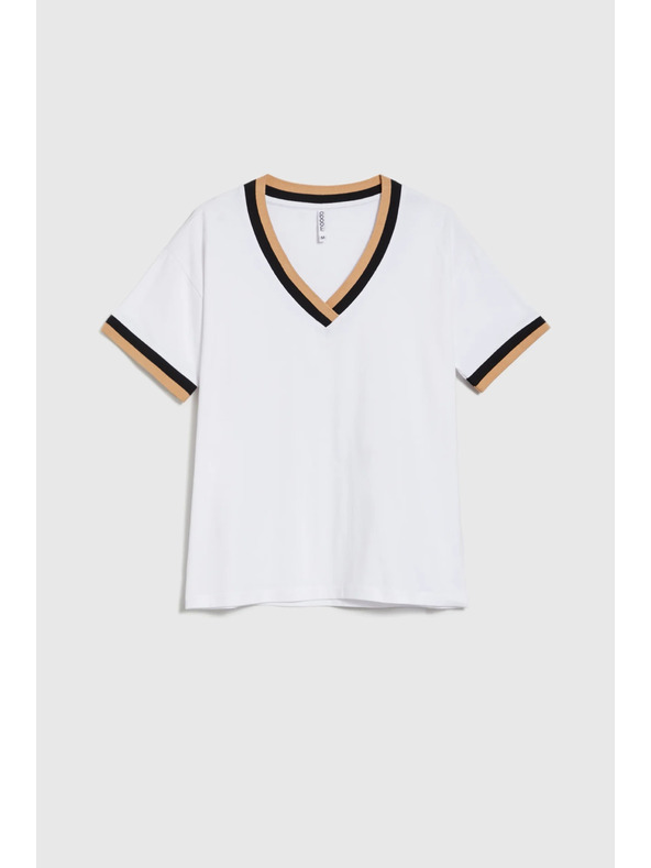 Moodo Dámske tričko Moodo - biele