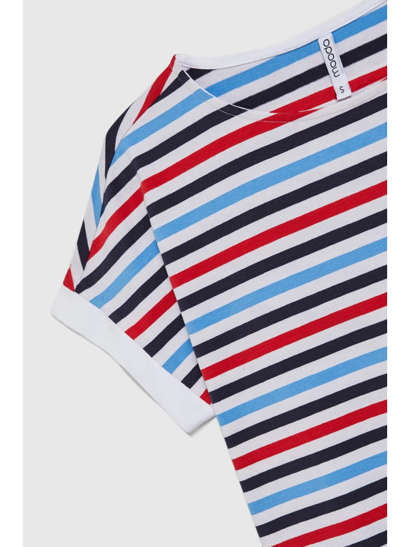 Moodo Dámske pruhované tričko