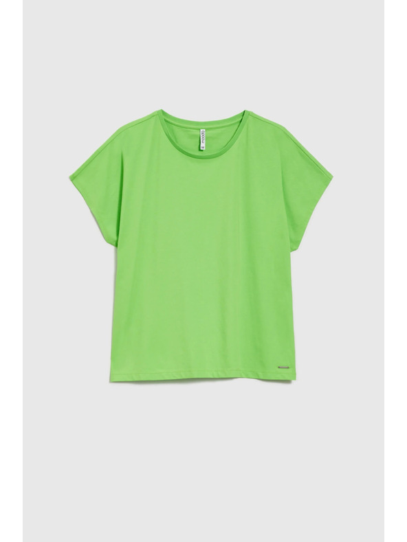 Moodo Dámske bavlnené tričko Moodo – svetlozelené