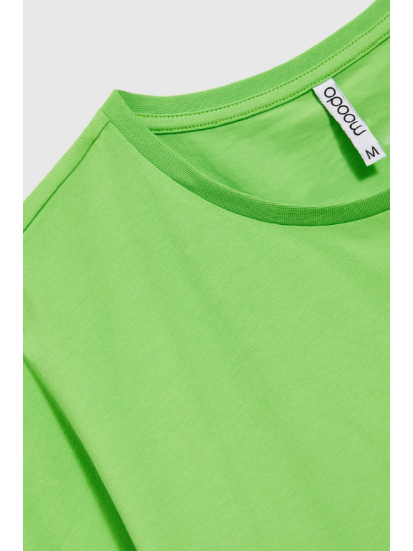 Moodo Dámske bavlnené tričko Moodo – svetlozelené