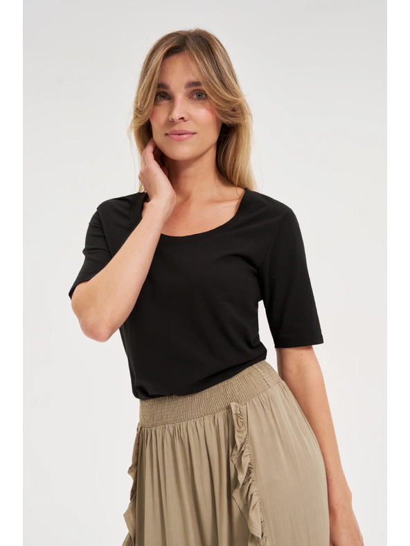 Moodo Dámske tričko Moodo - čierne