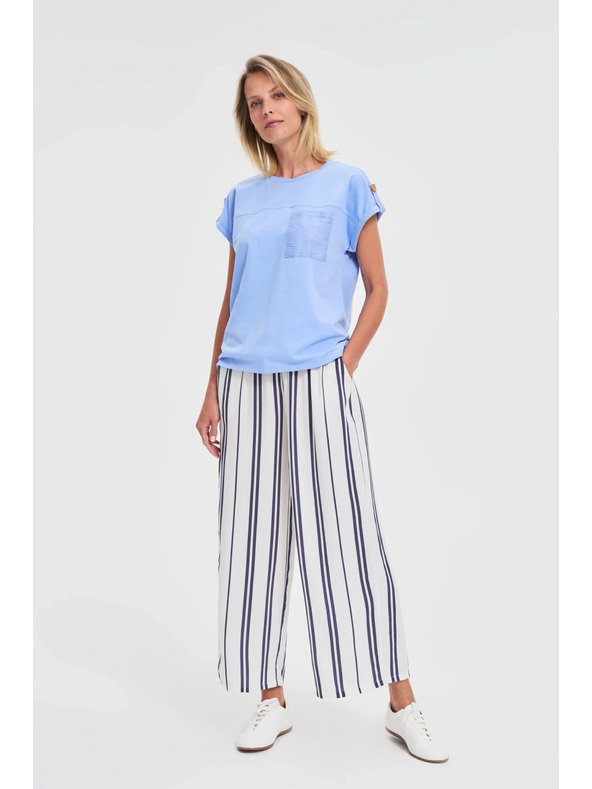 Moodo Dámske tričko Moodo – svetlomodré