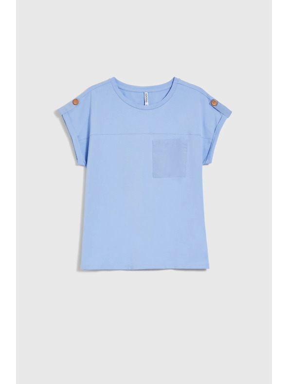 Moodo Dámske tričko Moodo – svetlomodré