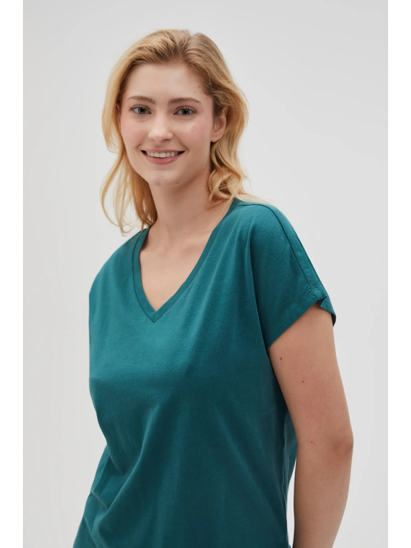 Moodo Dámske tričko Moodo – petrolejové