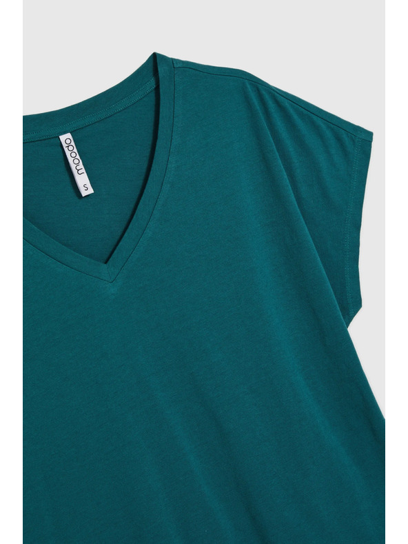 Moodo Dámske tričko Moodo – petrolejové