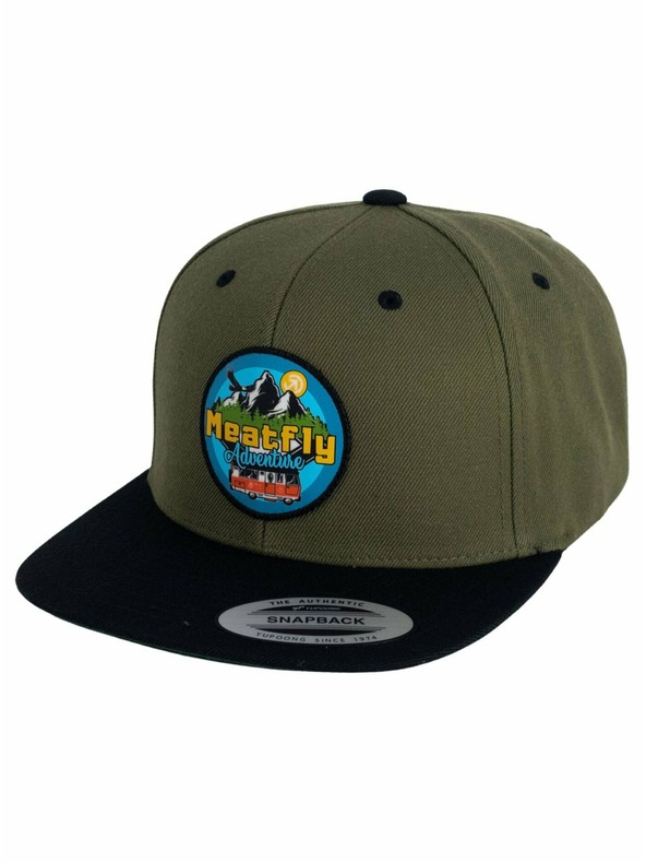 Meatfly Meatfly šiltovka Flanker Snapback Adventure Olive/Black