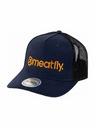 Meatfly Meatfly šiltovka Shaun Trucker Navy / Brown Logo | Hnedá | Veľkosť