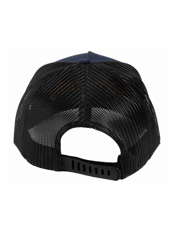 Meatfly Meatfly šiltovka Shaun Trucker Navy / Brown Logo | Hnedá | Veľkosť