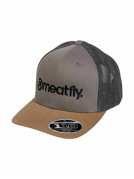 Meatfly Meatfly šiltovka MF Logo Trucker Earth / Black | Čierna
