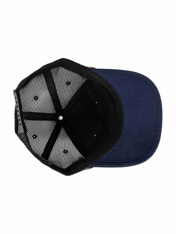 Meatfly Meatfly šiltovka Hawkye Trucker Navy Blue Rainbow | Modrá |