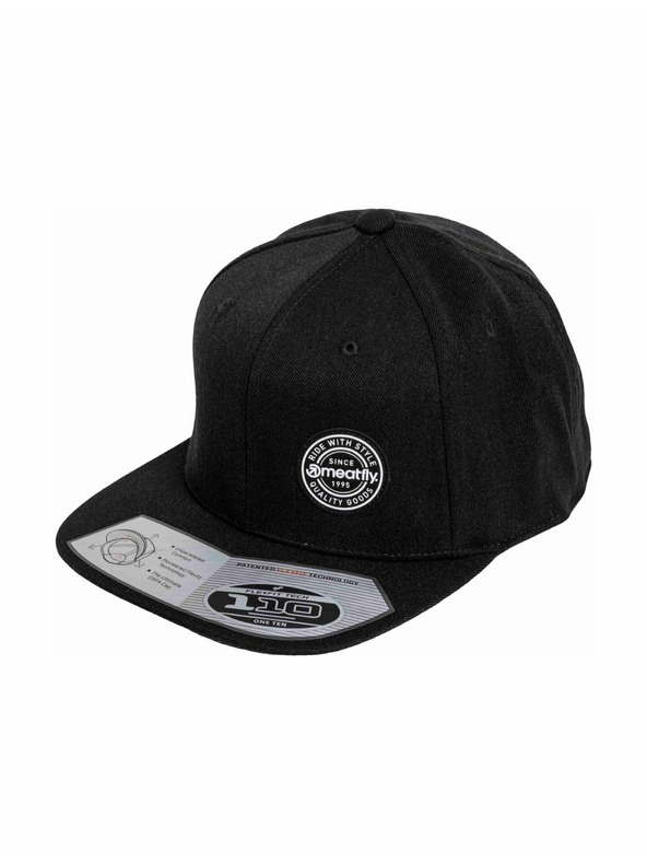 Meatfly Meatfly šiltovka Gruman Premium Snapback White Round / Black | Čierna